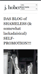 Mobile Screenshot of j-hoberman.com