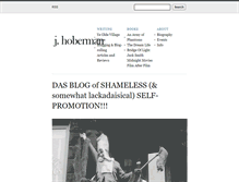 Tablet Screenshot of j-hoberman.com